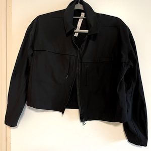 Black LuluLemon Zip-Up Jacket
